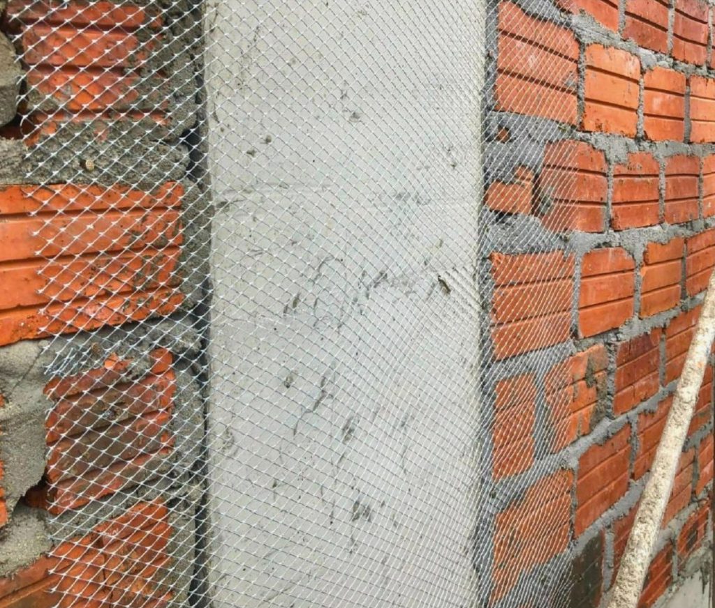 Sử dụng lưới thép mắt cáo tô tường chống nứt tường